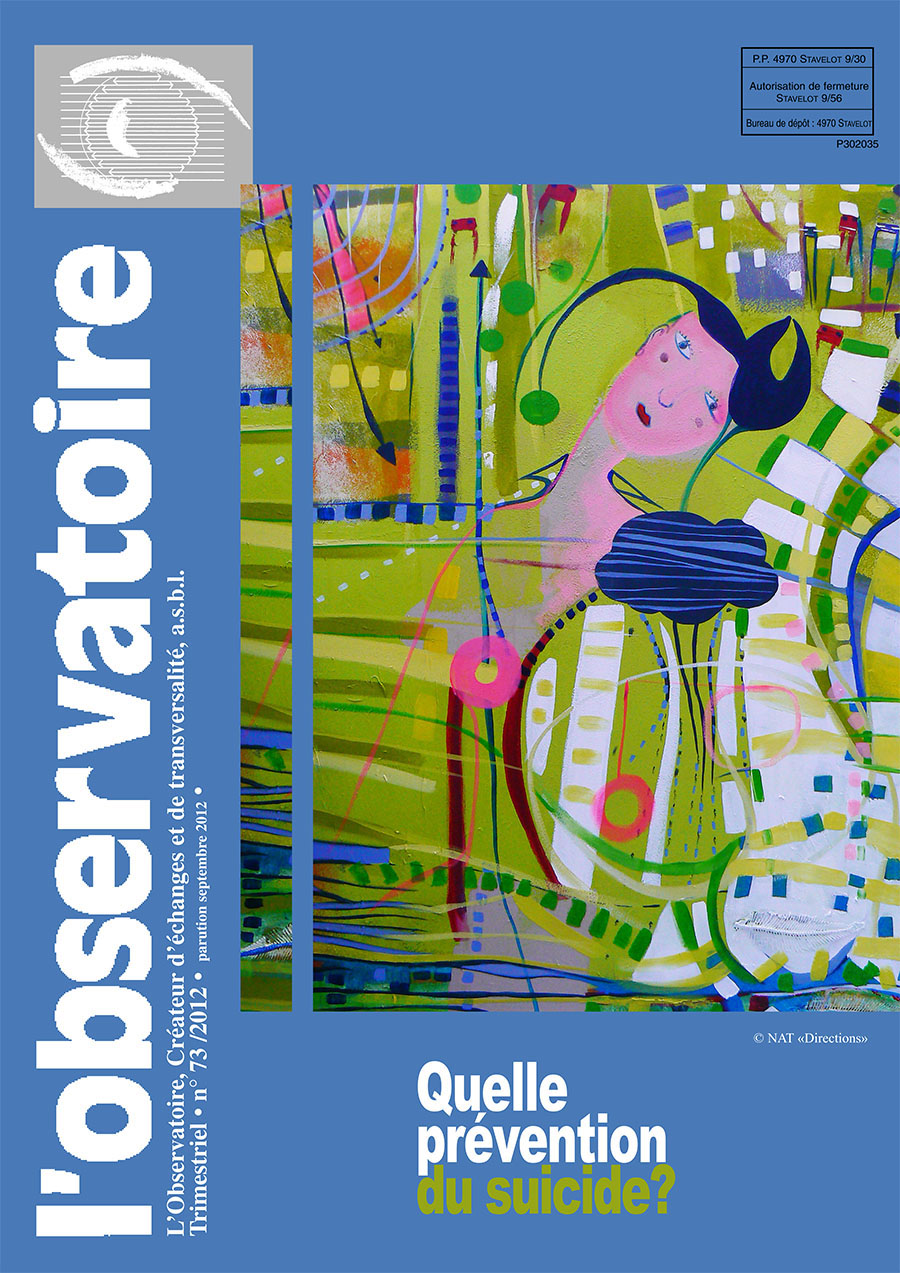 Quelle prévention du suicide ? - Revue L'Observatoire n°73