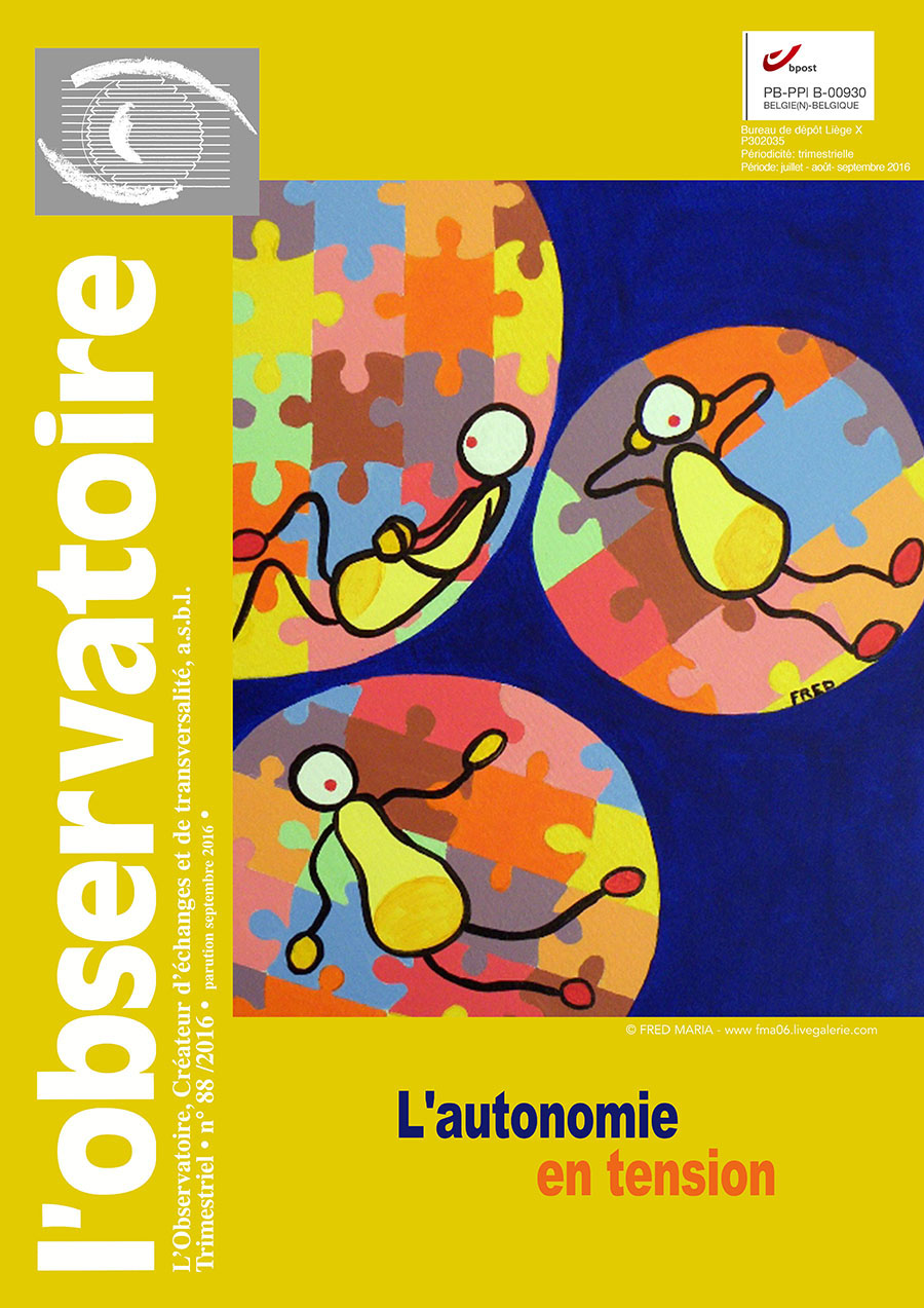 L’autonomie en tension - Revue L'Observatoire n°88