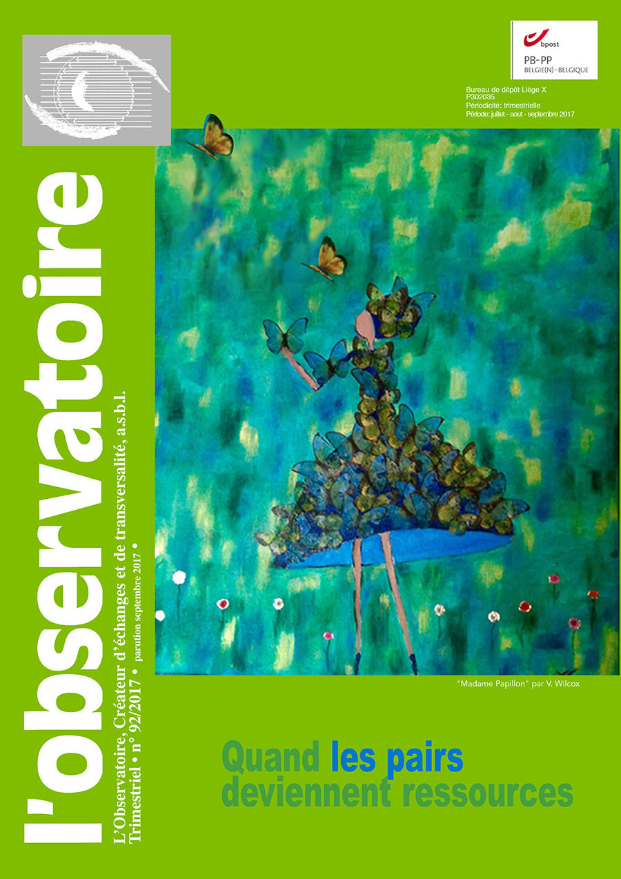 Quand les pairs deviennent ressources -Revue L'Observatoire n°92